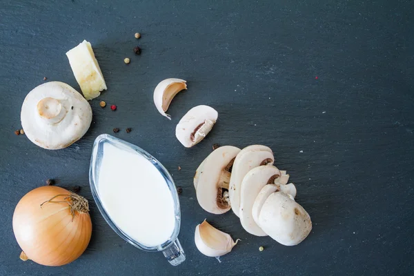 Italian cooking background — Stock Image Italian cooking background Stock Photo