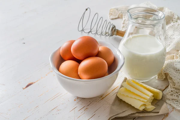 Ingredientes para hornear pan de Pascua — Foto de Stock