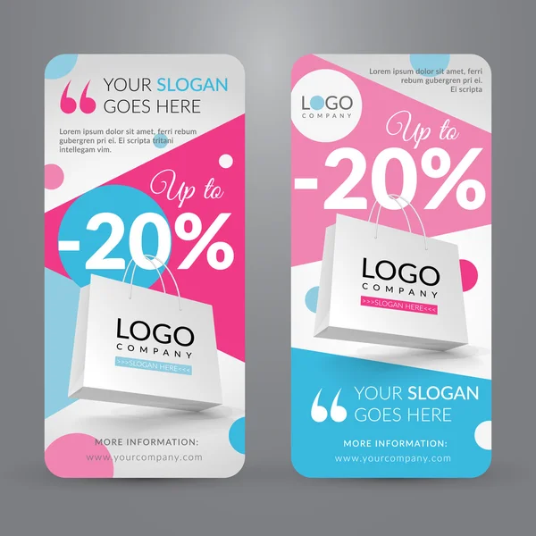 Evento de venda. Conjunto com banner para site —  Vetores de Stock