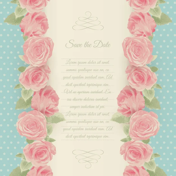 Tarih edersiniz. Güllü Vintage kartı