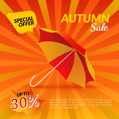 Şemsiye. Sonbahar Satılık.