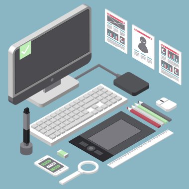 tasarımcı çalışma alanı