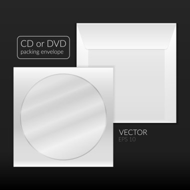 CD veya Dvd ambalaj zarf