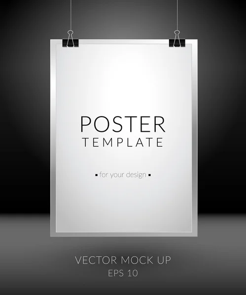 Poster şablonu kadar sahte