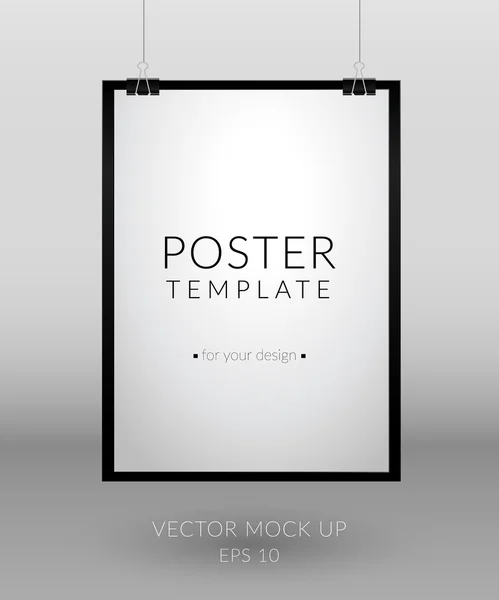 Poster şablonu kadar sahte