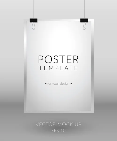 Poster şablonu kadar sahte