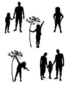 Aile silhouettes