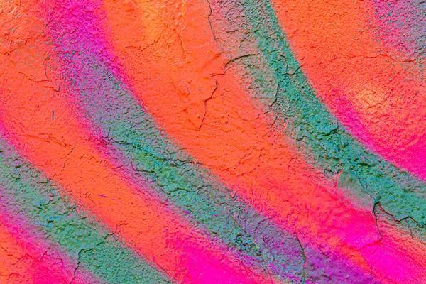 Фрагмент Красочных Граффити Нарисованных Бетонной Стене Абстрактный Городской Фон Дизайна — стоковое фото
