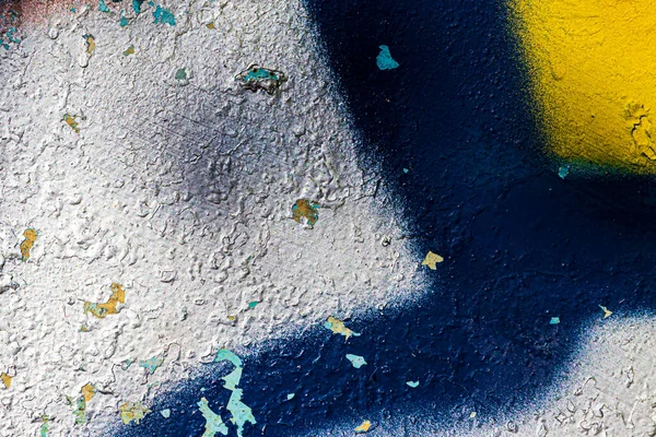 Fragment Colorful Graffiti Painted Concrete Wall Abstract Urban Background Design Stock Image