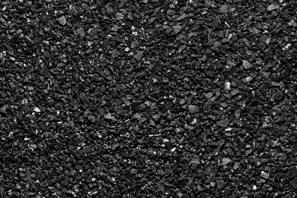Крупный План Черно Активированной Углеродной Текстуры Кокосовый Уголь — стоковое фото