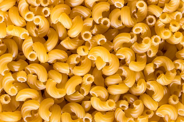 Top View Italian Uncooked Chifferi Pasta Food Texture — Stock Photo, Image