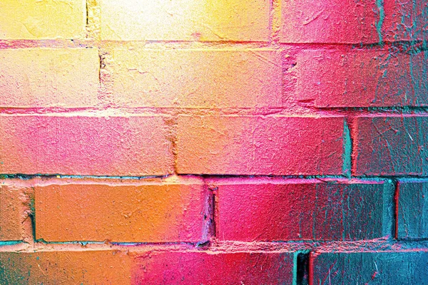 Fragment Colorful Graffiti Painted Wall Abstract Urban Background Design — Stock Photo, Image