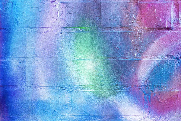 Fragment Colorful Graffiti Painted Wall Abstract Urban Background Design — Stock Photo, Image
