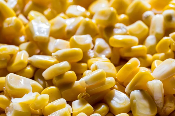 Texture Yellow Uncooked Corn Kernels Vegetarian Food — Stock Photo, Image