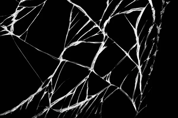 Cracked Black Glass Smartphone Abstract Background Design — Stock Photo, Image