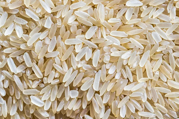 白米の粒の背景や食感 グルテンフリー 健康的な菜食主義者の食べ物 ビーガン栄養成分 — ストック写真