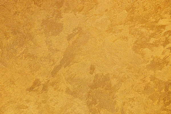 Textur Aus Goldenem Zierputz Oder Beton Abstrakter Grunge Hintergrund Für — Stockfoto