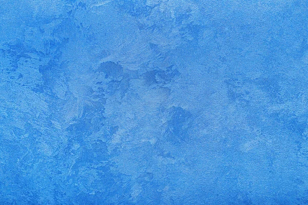 Texture Intonaco Decorativo Blu Cemento Astratto Sfondo Grunge Design — Foto Stock