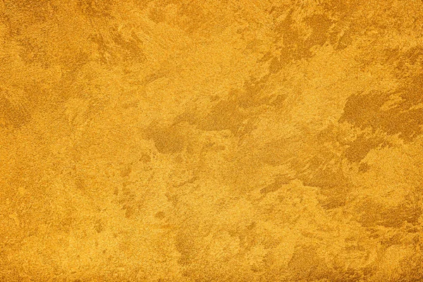 Textur Aus Goldenem Zierputz Oder Beton Abstrakter Grunge Hintergrund Für — Stockfoto