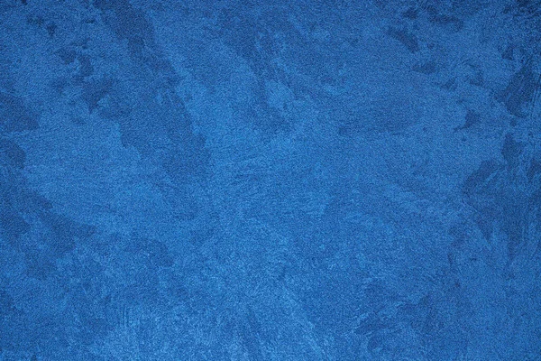 Tekstura Niebieskiego Tynku Dekoracyjnego Lub Betonu Streszczenie Grunge Tła Dla — Zdjęcie stockowe