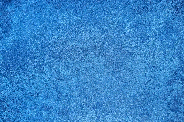 Texture Intonaco Decorativo Blu Cemento Astratto Sfondo Grunge Design — Foto Stock