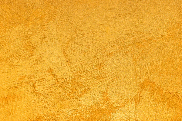 Texture Golden Decorative Plaster Concrete Abstract Grunge Background Design — Stock Photo, Image
