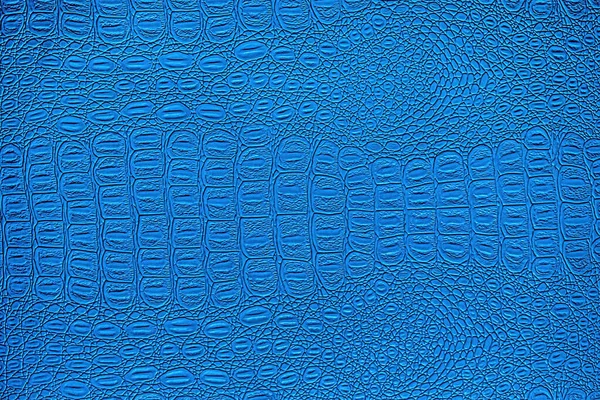 Textura Piel Cocodrilo Azul Fondo Abstracto Para Diseño —  Fotos de Stock