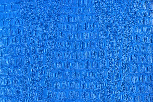 Kék Krokodil Bőr Textúra Tervezés Absztrakt Háttere — Stock Fotó