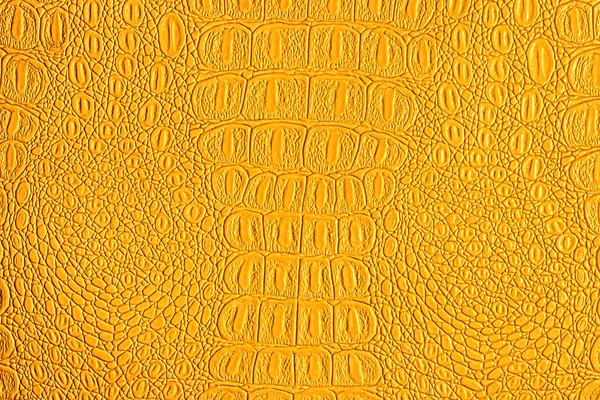 Narancs Krokodil Bőr Textúra Tervezés Absztrakt Háttere — Stock Fotó