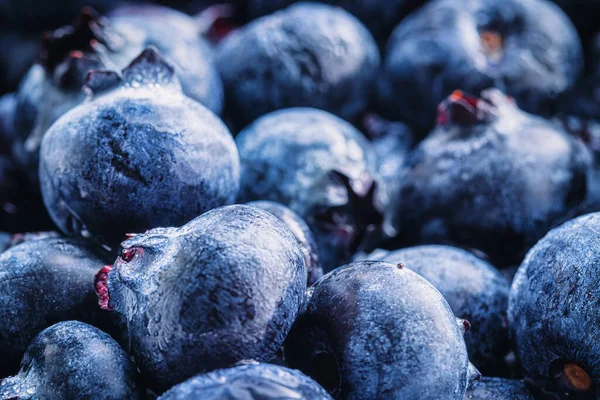 Fresh Juicy Blueberries Close Healthy Food Rich Vitamins — Stock Photo, Image