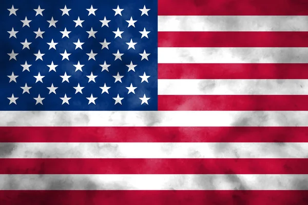 Usa Vlag Grunge Beton Muur Achtergrond — Stockfoto