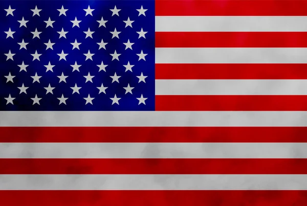 Usa Vlag Grunge Beton Muur Achtergrond — Stockfoto