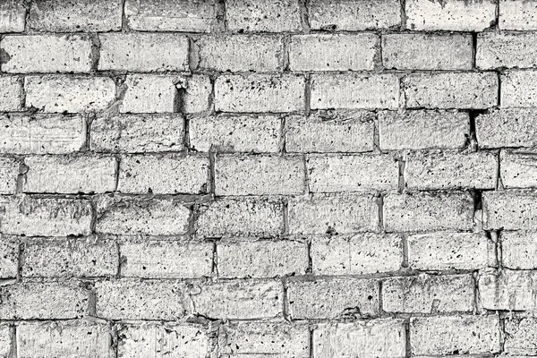 Wall Texture White Old Damaged Bricks Abstract Background Design — Stock Photo, Image