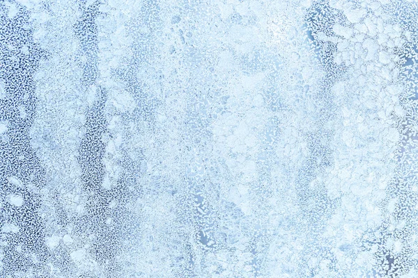 Textura Vidro Coberto Com Geada Inverno Tempo Frio Contexto Natural — Fotografia de Stock