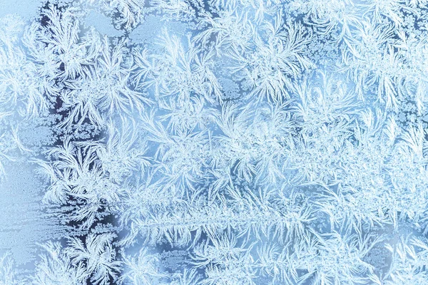 Texture Glass Covered Frost Winter Cold Weather Abstract Natural Background Stock Photo