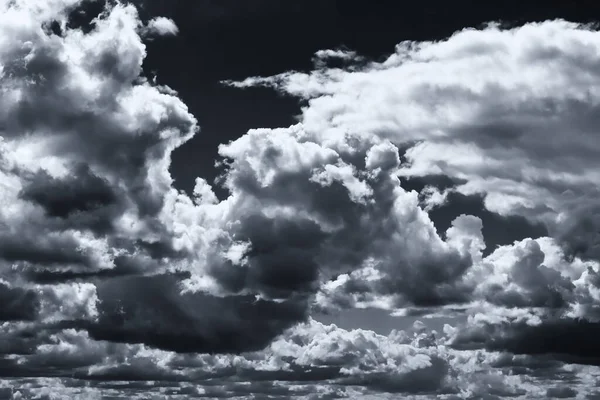 Монохромні Кумульські Хмари Небі Похмуру Погоду Абстрактний Фон Дизайну — стокове фото