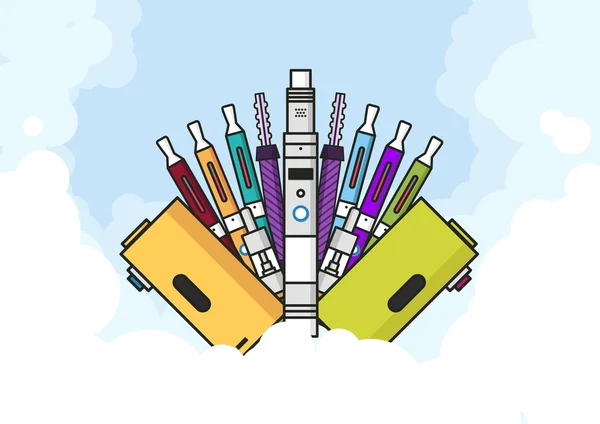 Vaping illüstrasyon