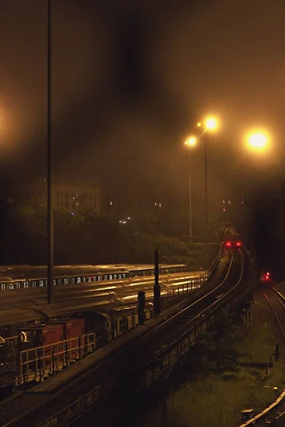 Bedford Blvd Train Yard — Stock Photo, Image