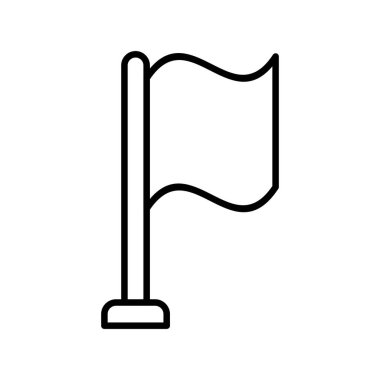 Flash Doğrusal Vektör Simgesi Tasarımı