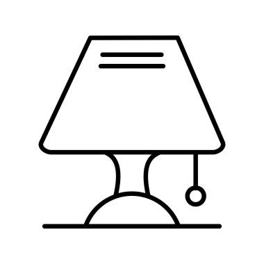 Lamba Doğrusal Vektör Simgesi Tasarımı