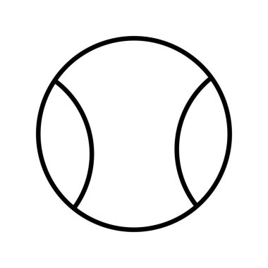 Tenis Vektörü Satır Simgesi Tasarımı