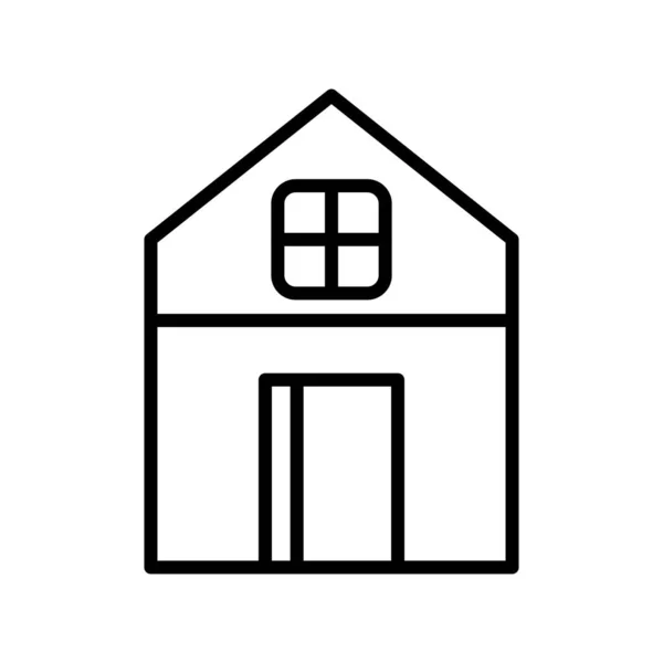 Haus Linear Vector Icon Design — Stockvektor