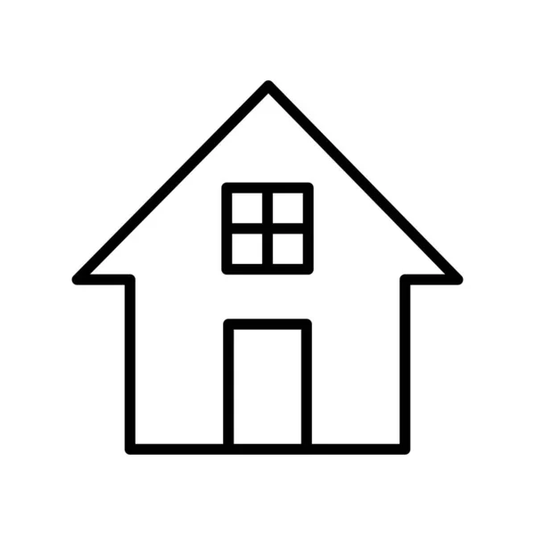 Home Linearer Vektor Icon Design — Stockvektor