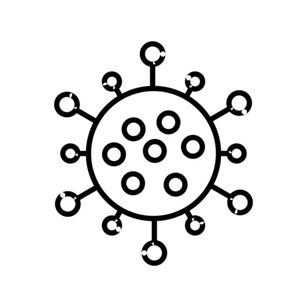 Virus Vector Line Icon Design — Archivo Imágenes Vectoriales