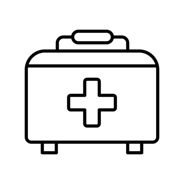 Diseño Del Icono Del Vector Lineal Firstaid — Archivo Imágenes Vectoriales