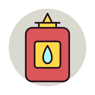 Göz Düşüren Doğrusal Vektör Simgesi Tasarımı