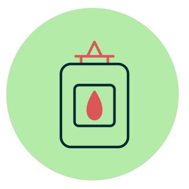 Göz Damlaları Dolu Vektör Simgesi Tasarımı