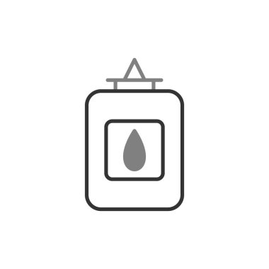 Göz Düşüren Doğrusal Vektör Simgesi Tasarımı