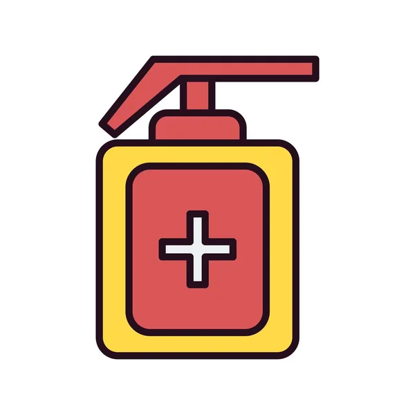 Sanitizer Linear Vector Icon Design — 스톡 벡터