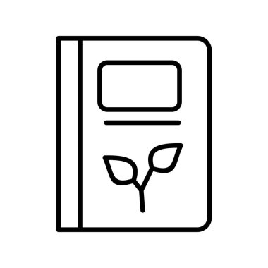 Not Defteri Vektör Satırı Simgesi Tasarımı